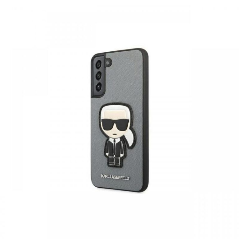 Husa Samsung Galaxy S22 Plus Karl Lagerfeld Saffiano Ikonik Karl`s Patch Negru