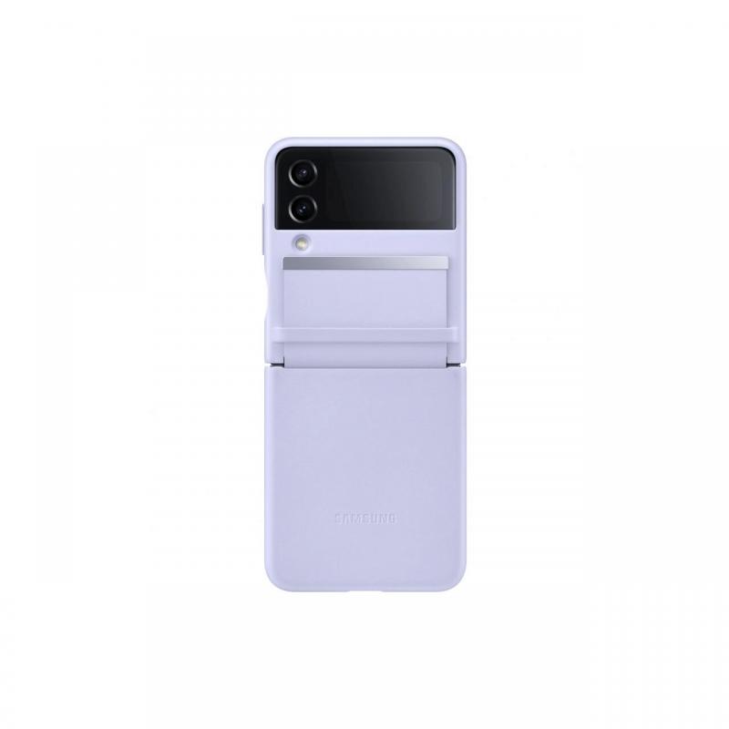 Husa Originala Galaxy Z Flip 4 Samsung Leather Cover Serene Mov Husa Originala Galaxy Z Flip 4 Samsung Leather Cover Serene Mov