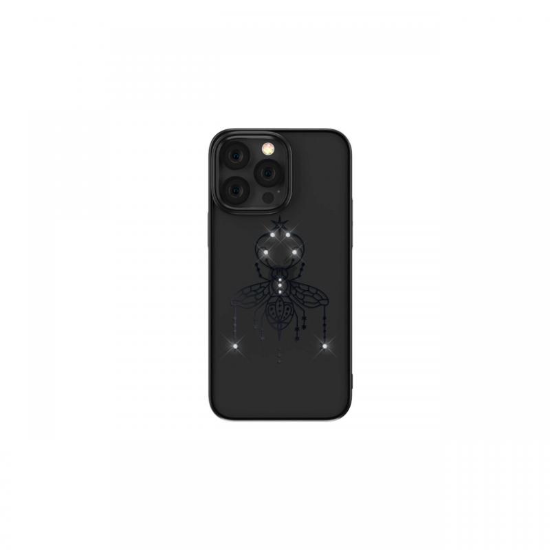 Husa cu Cristale Swarovski iPhone 14 Pro Devia Summer Series Protective Black Husa cu Cristale Swarovski iPhone 14 Pro Devia Summer Series Protective Black