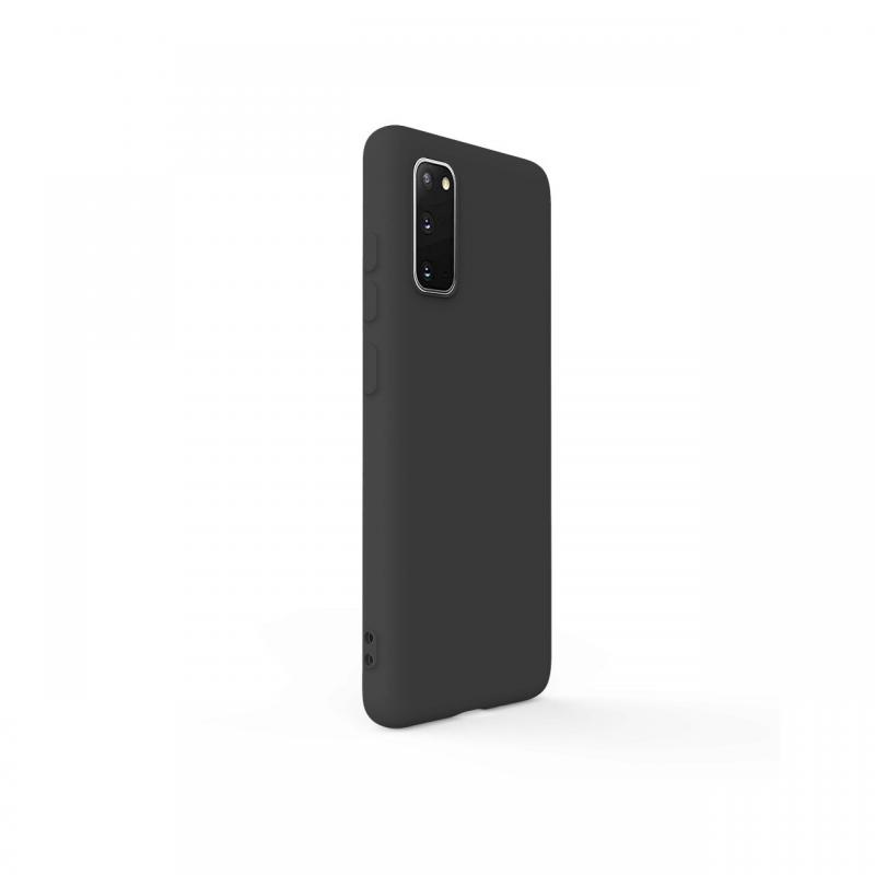 Husa Samsung Galaxy S20 Lemontti Silicon Soft Slim Black Husa Samsung Galaxy S20 Lemontti Silicon Soft Slim Black