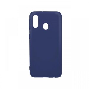Husa Samsung Galaxy A40 Lemontti Silicon Silky Albastru Inchis Husa Samsung Galaxy A40 Lemontti Silicon Silky Albastru Inchis