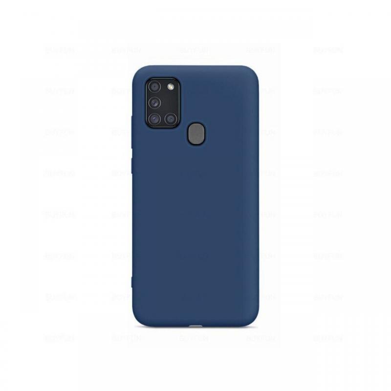 Husa Samsung Galaxy A21s Lemontti Silicon Albastru Husa Samsung Galaxy A21s Lemontti Silicon Albastru