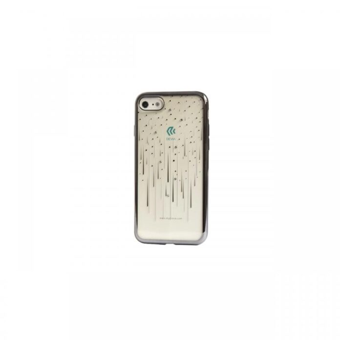 Husa iPhone 7/8/SE2020/SE2022 Devia Silicon Meteor Gun Black (Cristale Swarovski®) Husa iPhone 7/8/SE2020/SE2022 Devia Silicon Meteor Gun Black (Cristale Swarovski®)