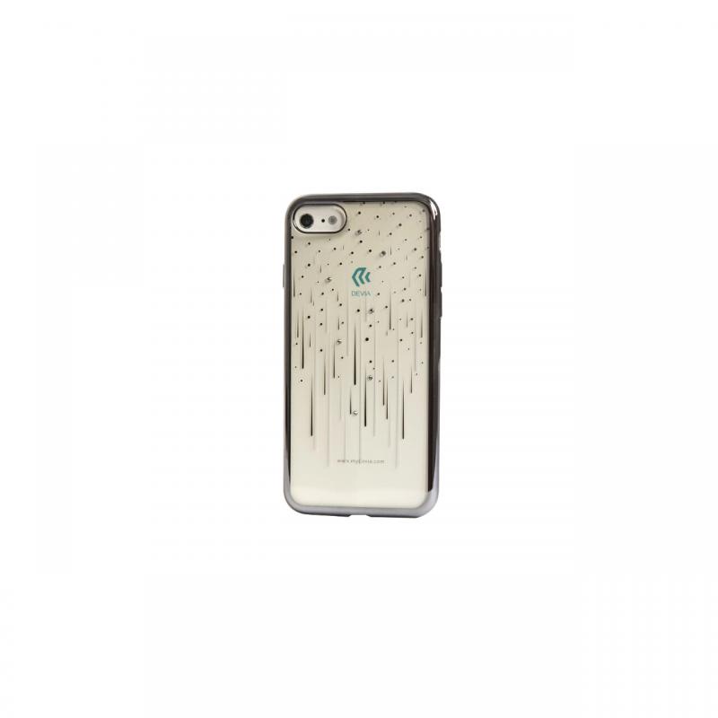 Husa iPhone 7/8/SE2020/SE2022 Devia Silicon Meteor Gun Black (Cristale Swarovski®) Husa iPhone 7/8/SE2020/SE2022 Devia Silicon Meteor Gun Black (Cristale Swarovski®)
