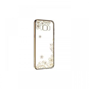 Husa Samsung Galaxy S8 Plus G955 Devia Silicon Joyous Champagne Gold (Cristale Swarovski®, electropl Husa Samsung Galaxy S8 Plus G955 Devia Silicon Joyous Champagne Gold (Cristale Swarovski®, electropl