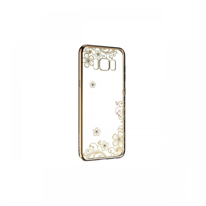Husa Samsung Galaxy S8 Plus G955 Devia Silicon Joyous Champagne Gold (Cristale Swarovski®, electropl Husa Samsung Galaxy S8 Plus G955 Devia Silicon Joyous Champagne Gold (Cristale Swarovski®, electropl