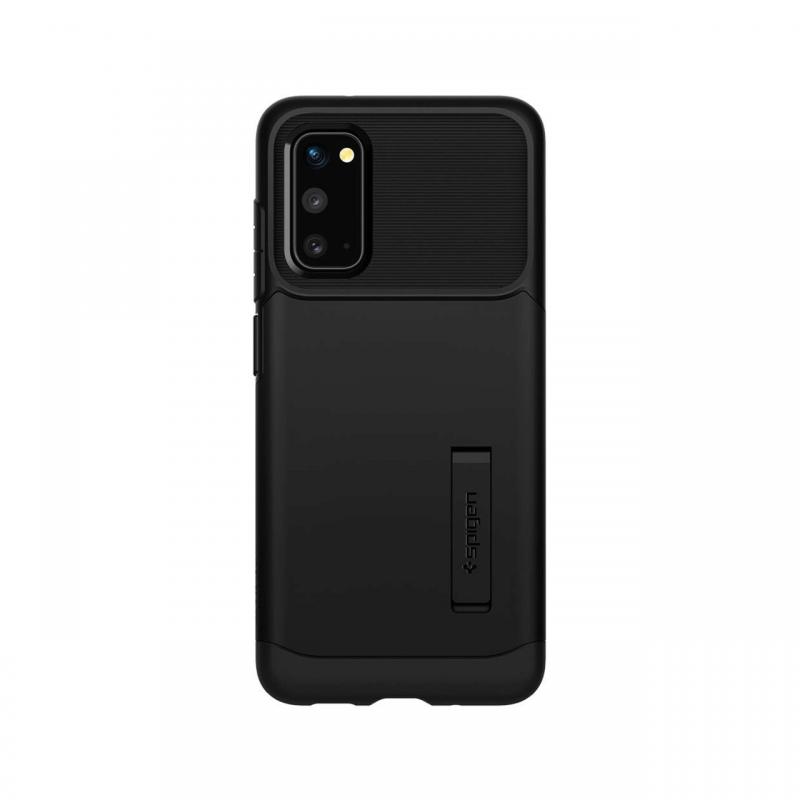 Husa Samsung Galaxy S20 Spigen Slim Armor Black Husa Samsung Galaxy S20 Spigen Slim Armor Black