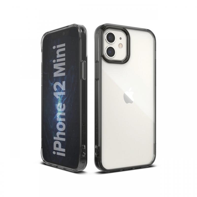 Husa TPU Bumper iPhone 12 Mini Ringke Fusion PC Gri Husa TPU Bumper iPhone 12 Mini Ringke Fusion PC Gri