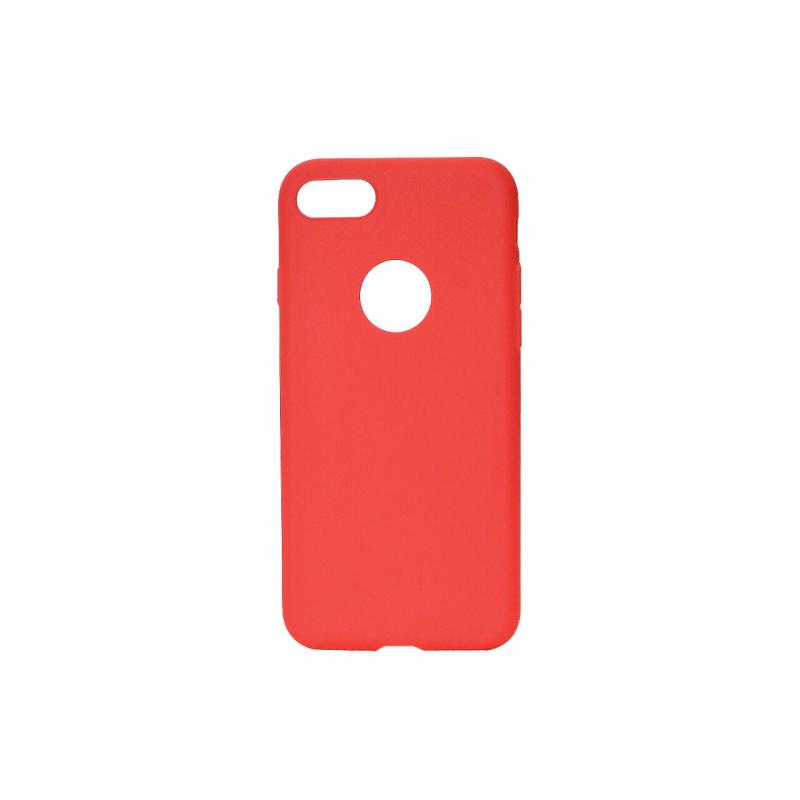 Husa iPhone 7 Lemontti Silicon Silky Rosu Husa iPhone 7 Lemontti Silicon Silky Rosu