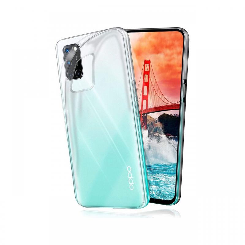 Husa Oppo A54 5G Lemontti Silicon Transparent Husa Oppo A54 5G Lemontti Silicon Transparent