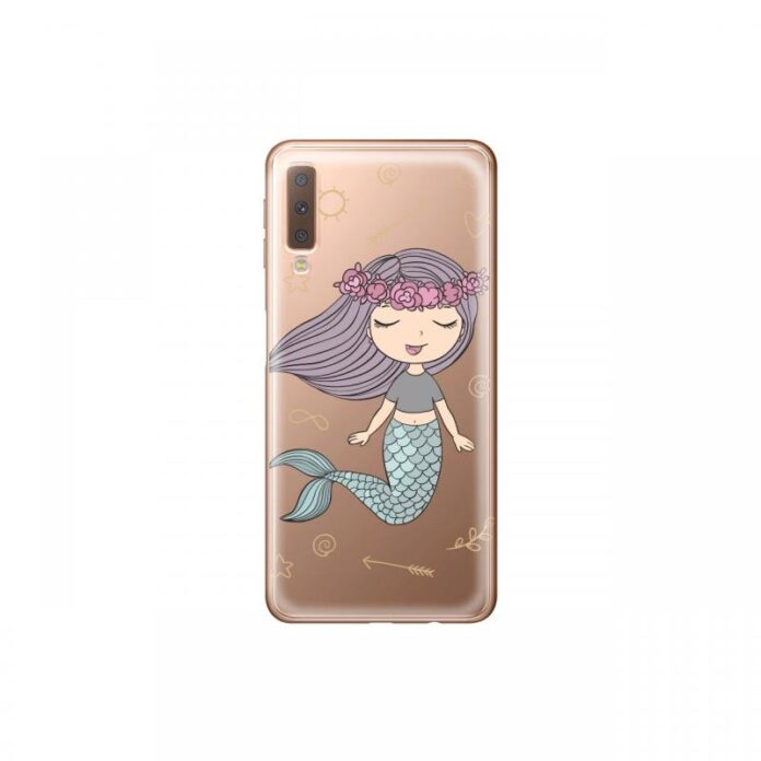 Husa Samsung Galaxy A7 (2018) Lemontti Silicon Art Little Mermaid Husa Samsung Galaxy A7 (2018) Lemontti Silicon Art Little Mermaid