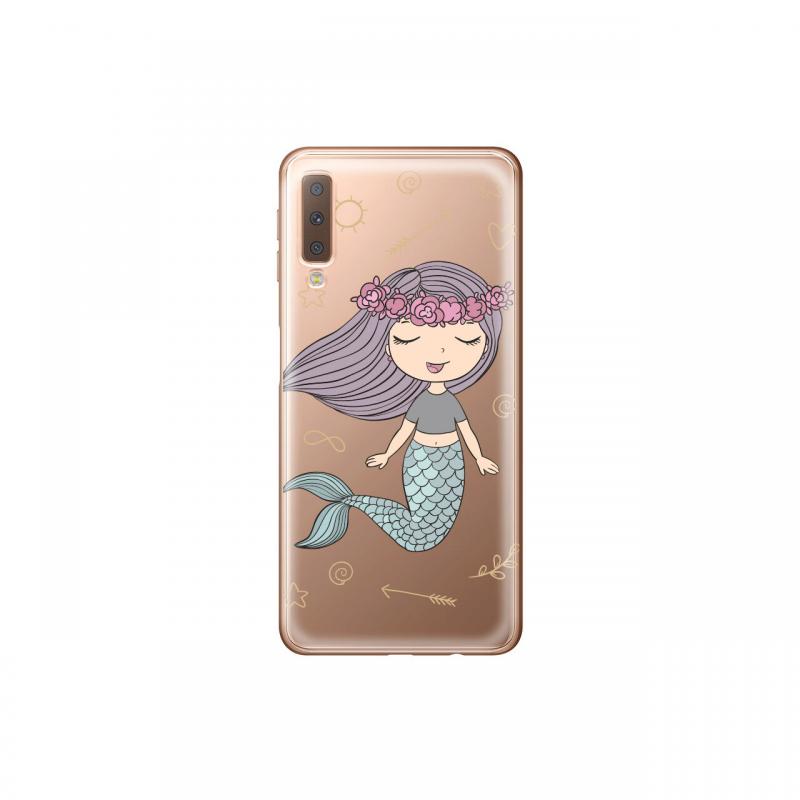Husa Samsung Galaxy A7 (2018) Lemontti Silicon Art Little Mermaid Husa Samsung Galaxy A7 (2018) Lemontti Silicon Art Little Mermaid