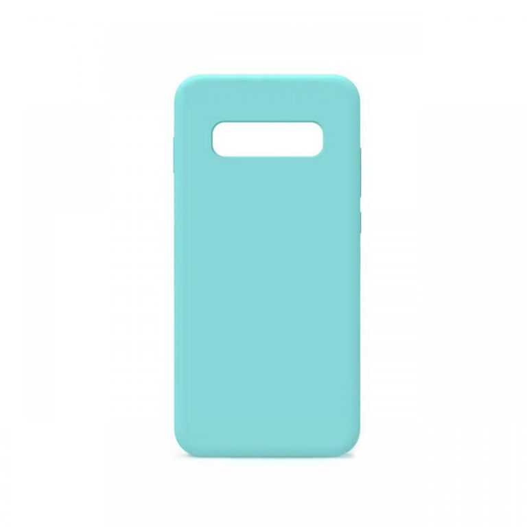 Husa Samsung Galaxy S10 Plus G975 Lemontti Liquid Silicon Tiffany Blue