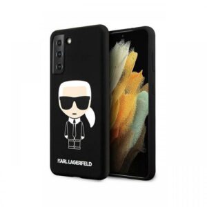 Husa Samsung Galaxy S21 Plus G996 Karl Lagerfeld Silicon Ikonik Negru Husa Samsung Galaxy S21 Plus G996 Karl Lagerfeld Silicon Ikonik Negru