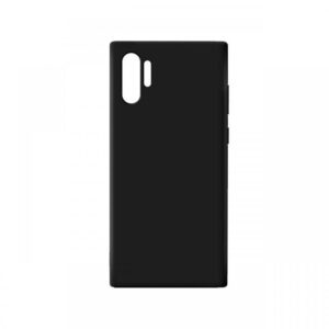 Husa Samsung Galaxy Note 10 Plus Lemontti Liquid Silicon Black Husa Samsung Galaxy Note 10 Plus Lemontti Liquid Silicon Black