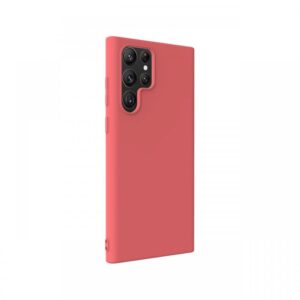 Husa Samsung Galaxy S22 Ultra Lemontti Silicon Soft Slim Santa Red Husa Samsung Galaxy S22 Ultra Lemontti Silicon Soft Slim Santa Red