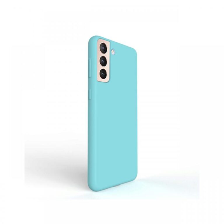 Husa Samsung Galaxy S21 Plus Lemontti Liquid Silicon Tiffany Blue