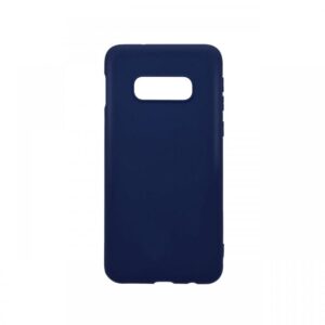 Husa Samsung Galaxy S10e G970 Lemontti Silicon Silky Albastru Inchis Husa Samsung Galaxy S10e G970 Lemontti Silicon Silky Albastru Inchis
