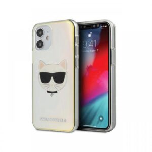 Husa iPhone 12 Mini Karl Lagerfeld Multicolor Iridescent Choupette Husa iPhone 12 Mini Karl Lagerfeld Multicolor Iridescent Choupette