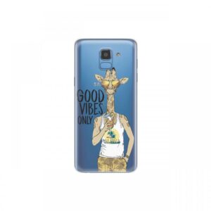 Husa Samsung Galaxy J6 (2018) Lemontti Silicon Art Good Vibes Husa Samsung Galaxy J6 (2018) Lemontti Silicon Art Good Vibes