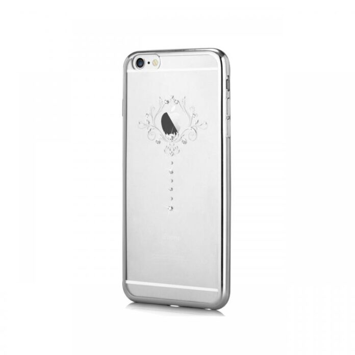 Husa iPhone 6 Plus Devia Silicon Iris Silver (Cristale Swarovski®) Husa iPhone 6 Plus Devia Silicon Iris Silver (Cristale Swarovski®)