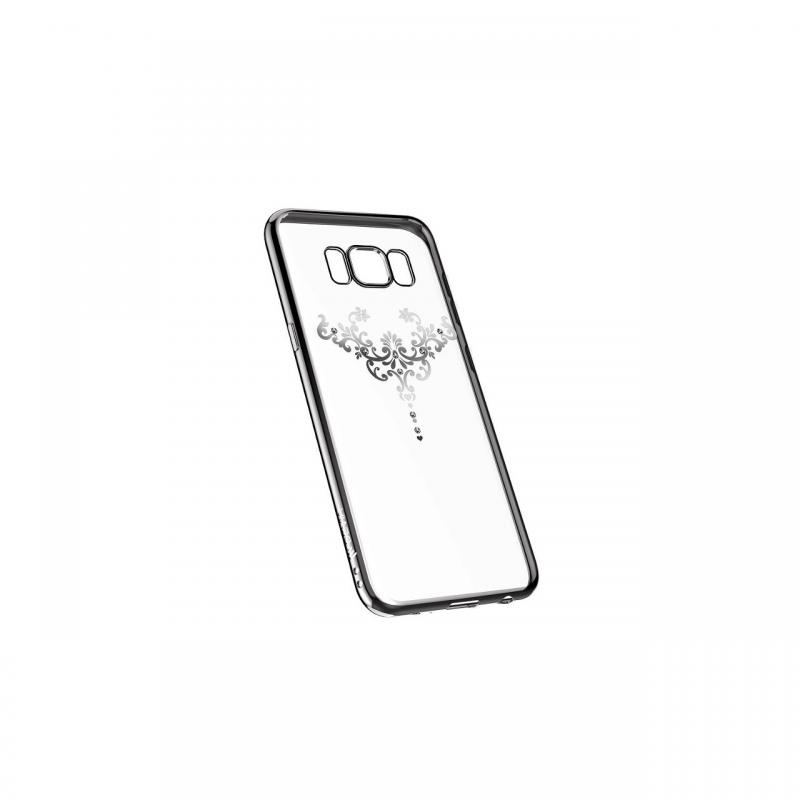 Husa Samsung Galaxy S8 G950 Devia Silicon Iris Silver (Cristale Swarovski®) Husa Samsung Galaxy S8 G950 Devia Silicon Iris Silver (Cristale Swarovski®)