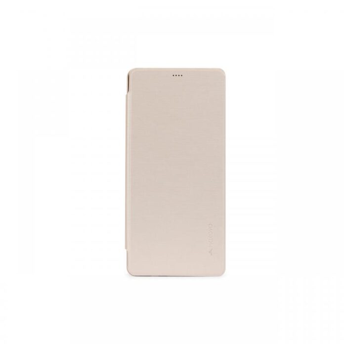 Husa Samsung Galaxy Note 8 Meleovo Smart Flip Red (spate mat perlat si fata cu aspect metalic)
