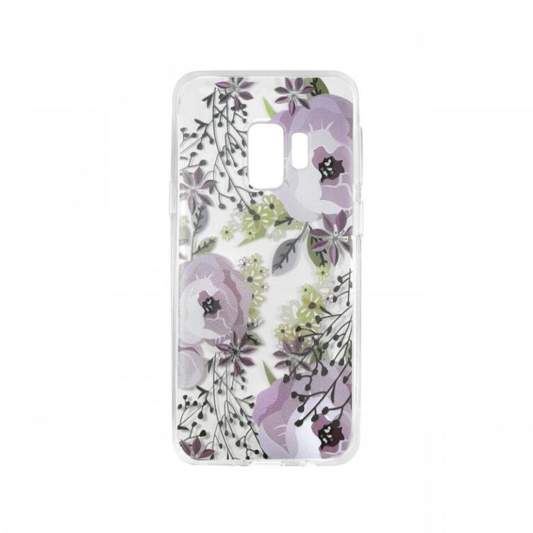 Husa Samsung Galaxy S9 G960 Lemontti Silicon Art Flowers