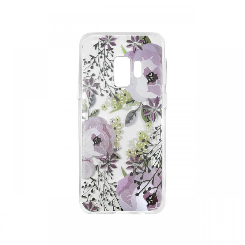 Husa Samsung Galaxy S9 G960 Lemontti Silicon Art Flowers Husa Samsung Galaxy S9 G960 Lemontti Silicon Art Flowers