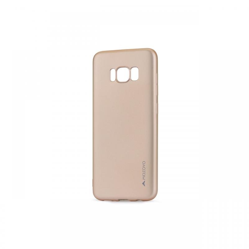 Husa Samsung Galaxy S8 G950 Meleovo Silicon Soft Slim Gold (aspect mat) Husa Samsung Galaxy S8 G950 Meleovo Silicon Soft Slim Gold (aspect mat)