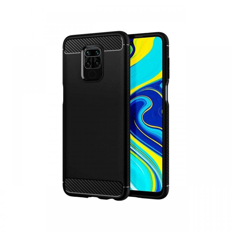 Husa Xiaomi Redmi Note 9 Lemontti Carbon Negru Husa Xiaomi Redmi Note 9 Lemontti Carbon Negru