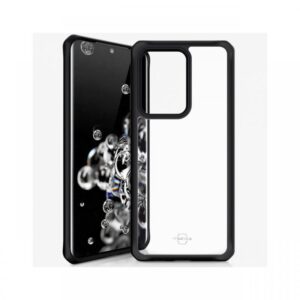 Husa Samsung Galaxy S20 Ultra IT Skins Hybrid Solid Plain Black & Transparent (antishock) Husa Samsung Galaxy S20 Ultra IT Skins Hybrid Solid Plain Black & Transparent (antishock)