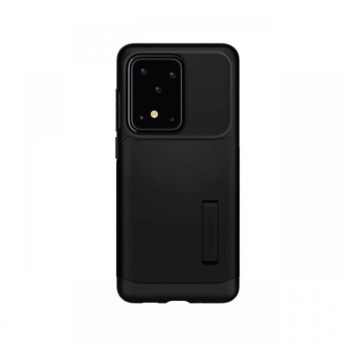 Husa Samsung Galaxy S20 Ultra Spigen Slim Armor Black Husa Samsung Galaxy S20 Ultra Spigen Slim Armor Black