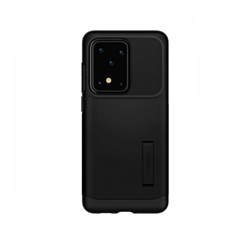 Husa Samsung Galaxy S20 Ultra Spigen Slim Armor Black Husa Samsung Galaxy S20 Ultra Spigen Slim Armor Black