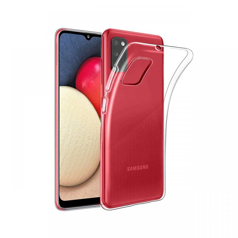 Husa Samsung Galaxy A02s Lemontti Silicon Transparent Husa Samsung Galaxy A02s Lemontti Silicon Transparent
