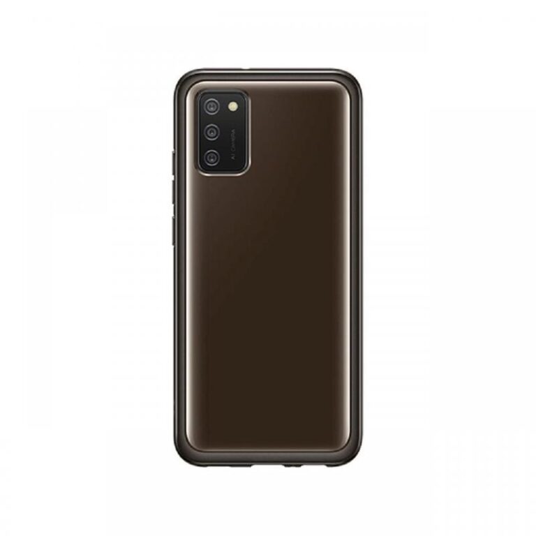 Husa Originala Samsung Galaxy A02s Soft Clear Cover Black