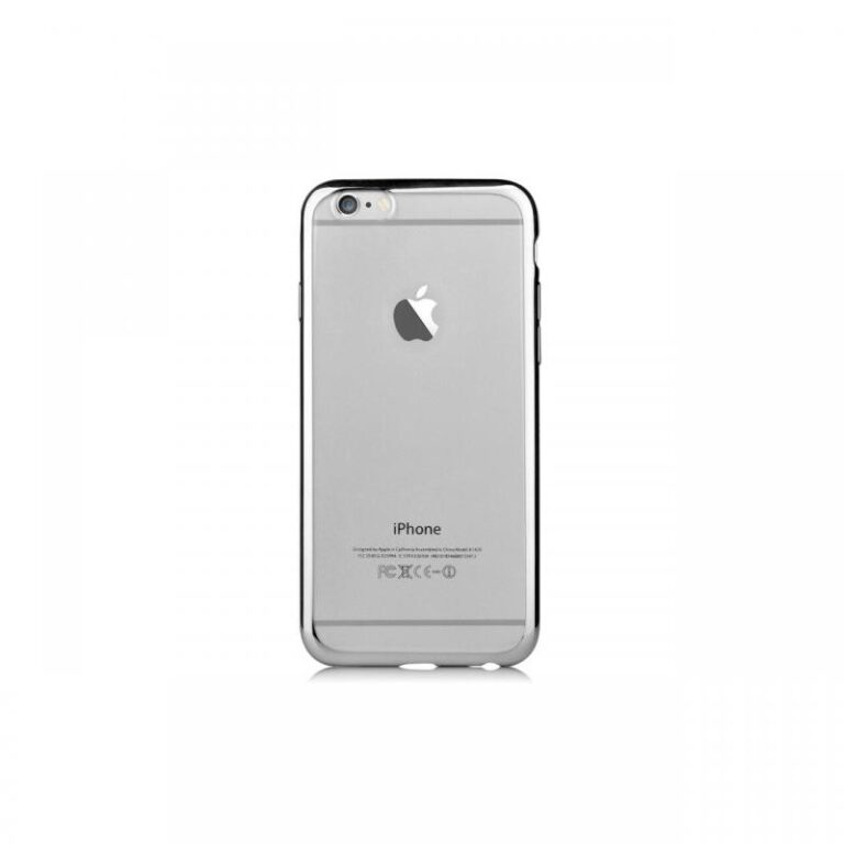 Husa iPhone 6 Plus Devia Silicon Glitter Soft Champagne Gold (margini electroplacate)