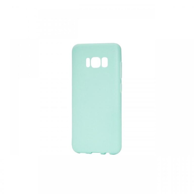 Husa Samsung Galaxy S8 Plus G955 Lemontti Silicon Silky Albastru Inchis