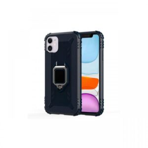 Husa iPhone 12 Mini Lemontti Carbon Fiber Rotating Ring Holder Red Husa iPhone 12 Mini Lemontti Carbon Fiber Rotating Ring Holder Red