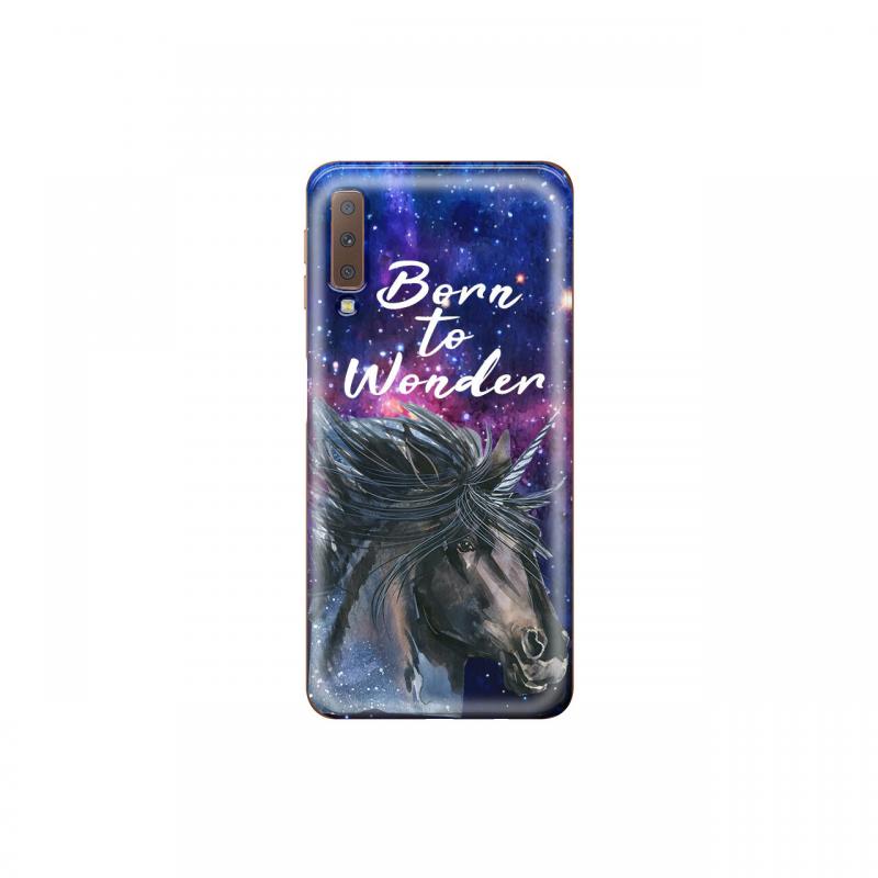 Husa Samsung Galaxy A7 (2018) Lemontti Silicon Art Born To Wonder Husa Samsung Galaxy A7 (2018) Lemontti Silicon Art Born To Wonder