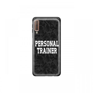 Husa Samsung Galaxy A7 (2018) Lemontti Silicon Art Personal Trainer Husa Samsung Galaxy A7 (2018) Lemontti Silicon Art Personal Trainer