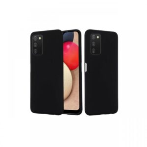 Husa Samsung Galaxy A03s Lemontti Silicon Silky Negru Husa Samsung Galaxy A03s Lemontti Silicon Silky Negru