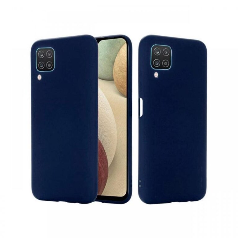 Husa Samsung Galaxy A12 Lemontti Silicon Silky Rosu