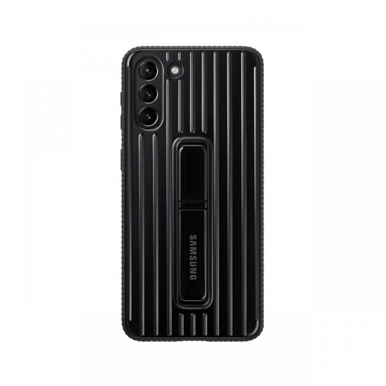 Husa Originala Samsung Galaxy S21 Plus Protective Standing Cover Light Gray