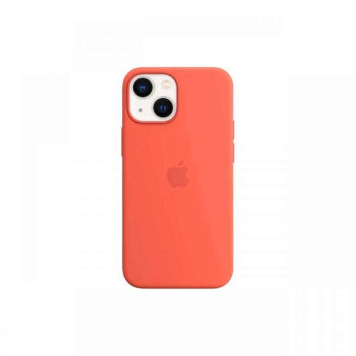 Husa Originala iPhone 13 Mini Apple Silicon, MagSafe, Nectarine