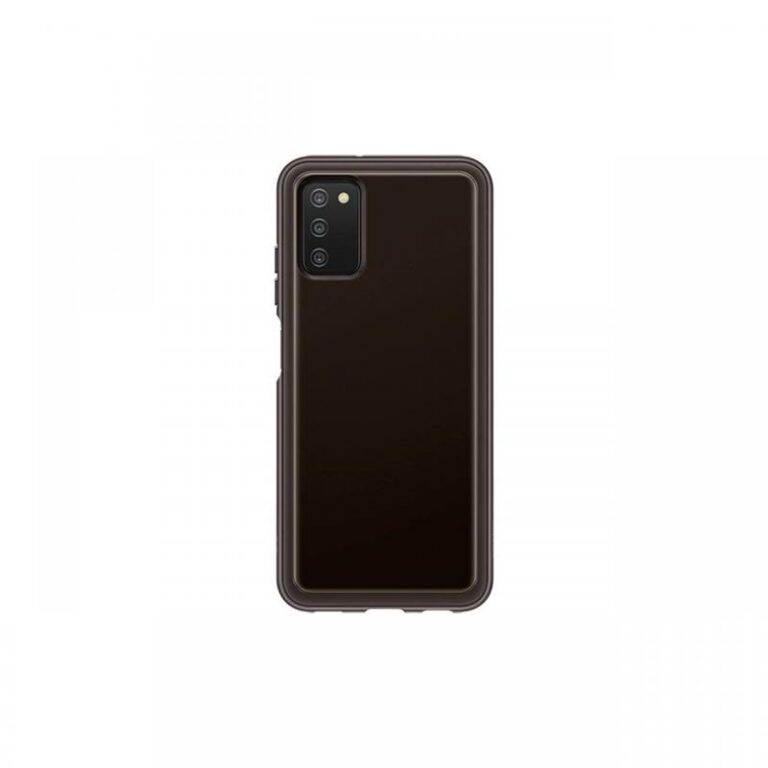 Husa Originala Samsung Galaxy A03s Soft Clear Cover Black