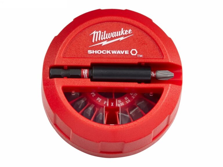 Set biti de impact Milwaukee SHOCKWAVE Impact Duty PUCK 15 piese, SHOCKZONE, suport magnetic, SKU 4932430904
