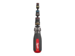 Surubelnita 6 in 1 cu impact Milwaukee, 3 capete SHOCKWAVE, maner ergonomic anti-cojire, 4932498179 Surubelnita 6 in 1 cu impact Milwaukee, 3 capete SHOCKWAVE, maner ergonomic anti-cojire, 4932498179