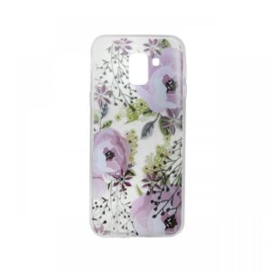 Husa Samsung Galaxy J6 (2018) Lemontti Silicon Art Flowers Husa Samsung Galaxy J6 (2018) Lemontti Silicon Art Flowers