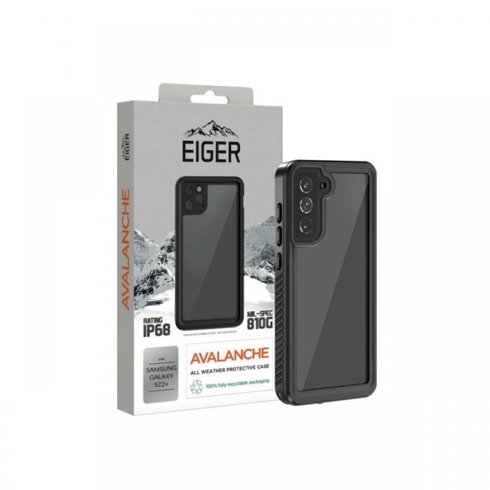 Husa Samsung Galaxy S22 Plus Eiger Avalanche Black Husa Samsung Galaxy S22 Plus Eiger Avalanche Black